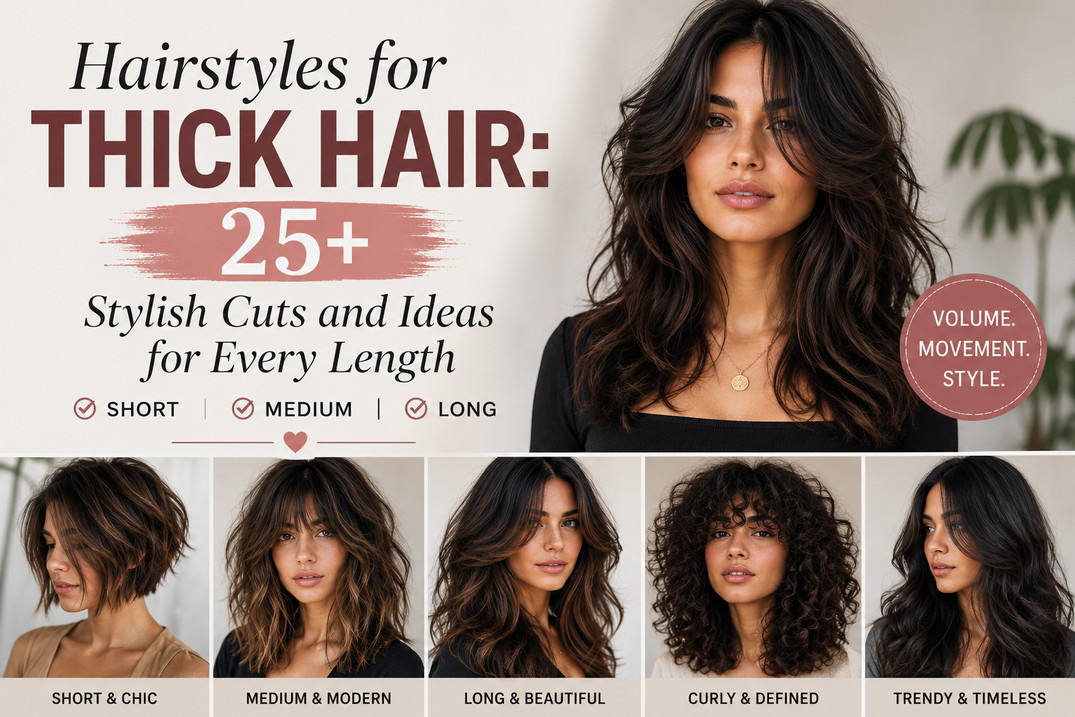 Hairstyles for Thick Hair