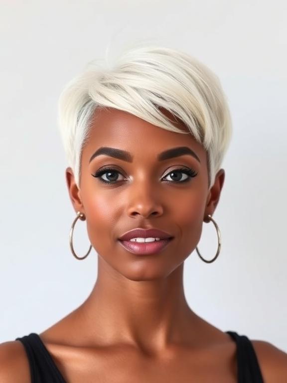 Short Afro with Fade