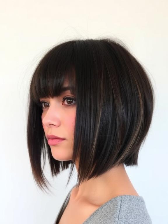 Chin-Length Shag Bob
