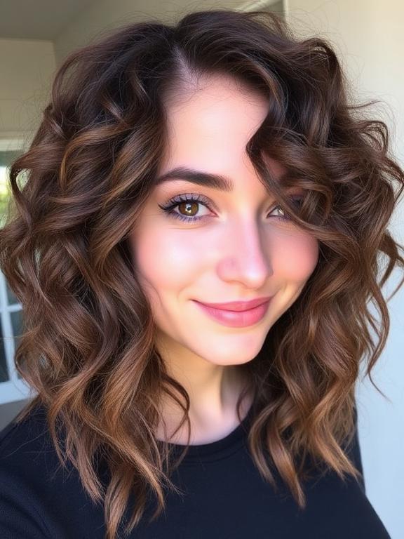 Textured Shag with Perm Waves