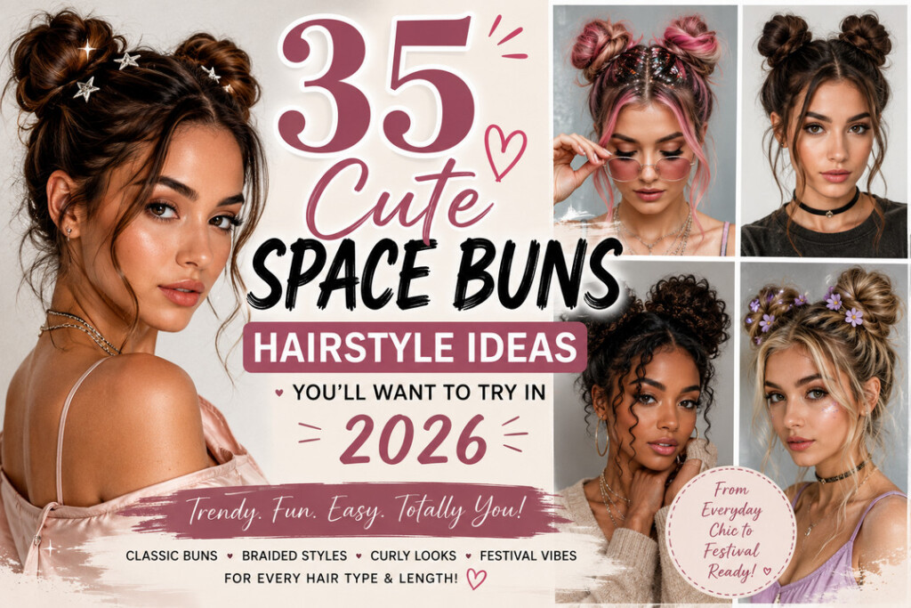 Space Buns Hairstyle Ideas
