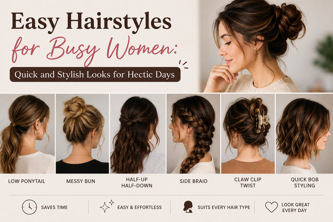 Easy Hairstyles for Busy Women
