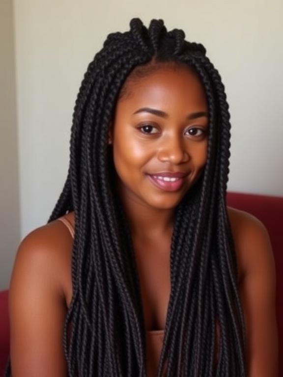 black girls with Crochet Braids hairstyles
