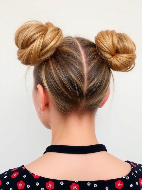 Festival Space Buns hairstyle