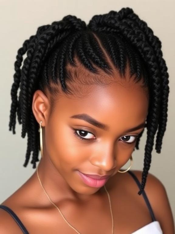 Knotless Braids hairstyles for black girls​