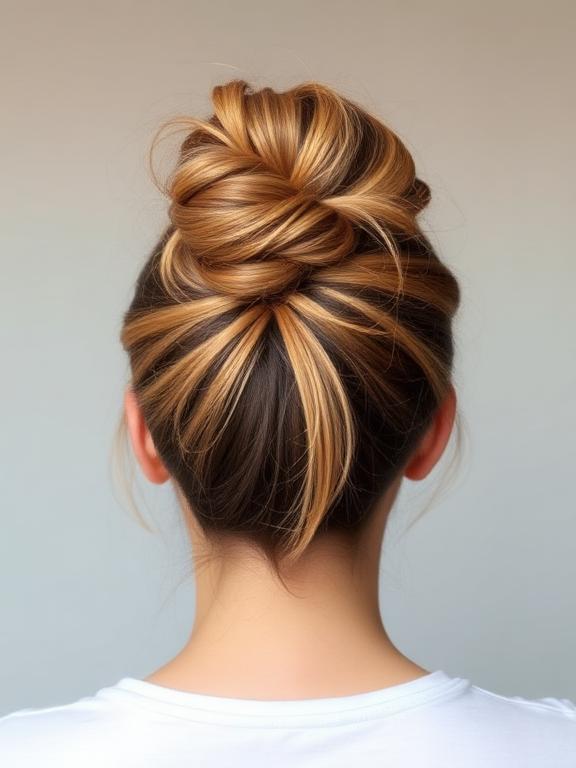 Messy Bun hairstyle