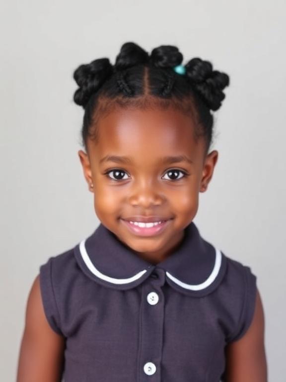 School hairstyles for black girls
