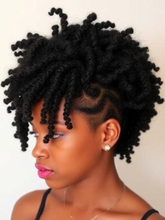 Twist-Out hairstyles for black girls