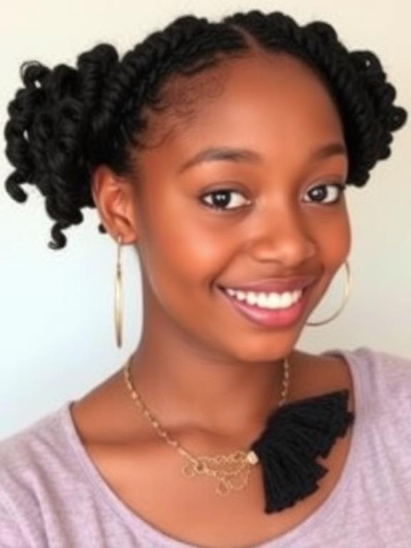 Two-Strand Twists hairstyles for black girls​