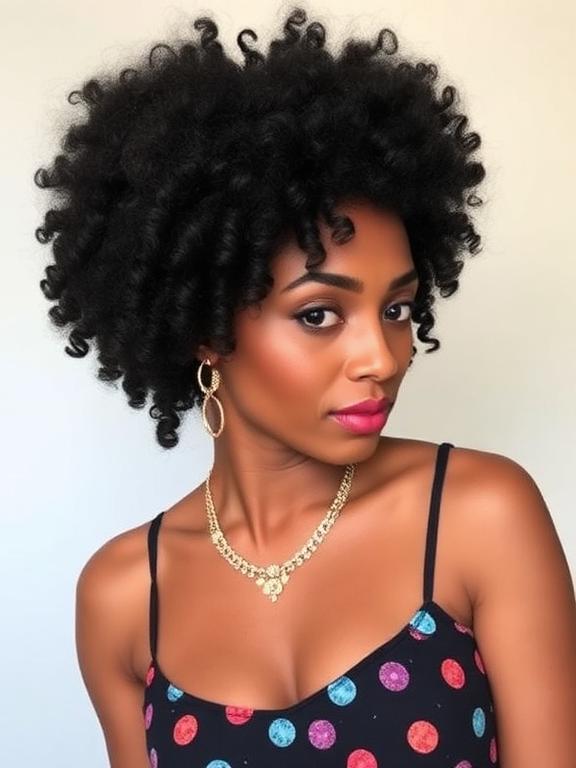 Voluminous Natural Curls hairstyle