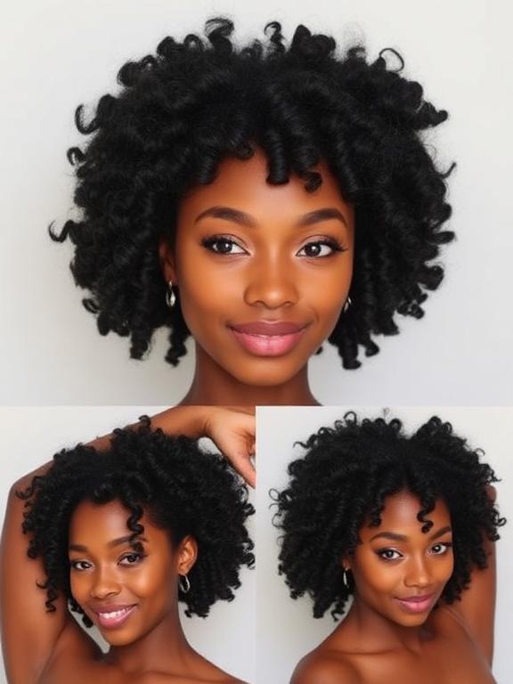 Wash-and-Go hairstyles for black girls