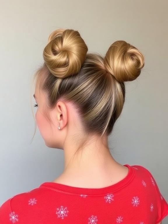 Y2K Space Buns hairstyle