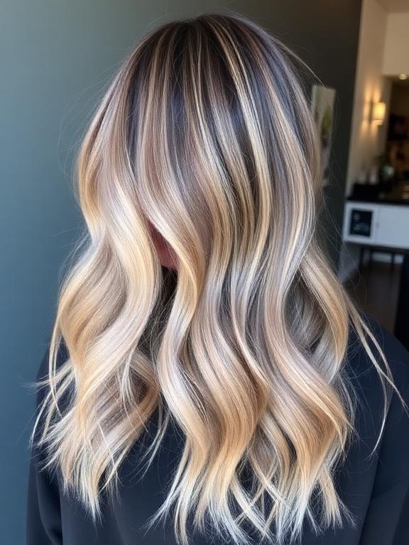 Balayage Long Shag