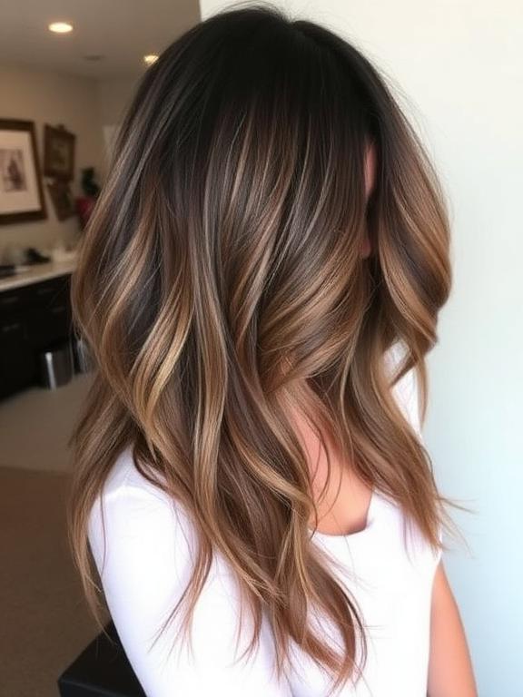 Brunette Long Shag