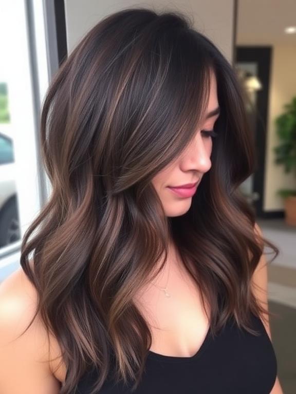 Long Layered Shag for Fine Hair