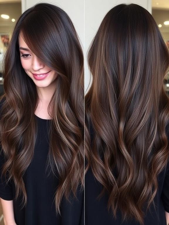 Shaggy Layers Long Straight Hair