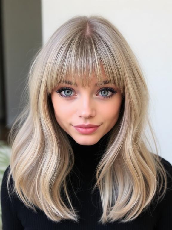 Long Shag for Round Faces