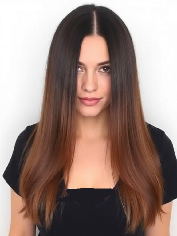 Long Shag for Thick Straight Hair
