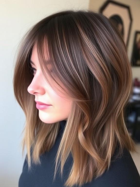 Long Shag haircuts With Choppy Ends