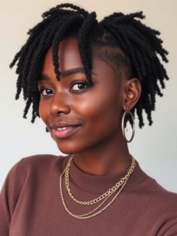Short Locs for black women