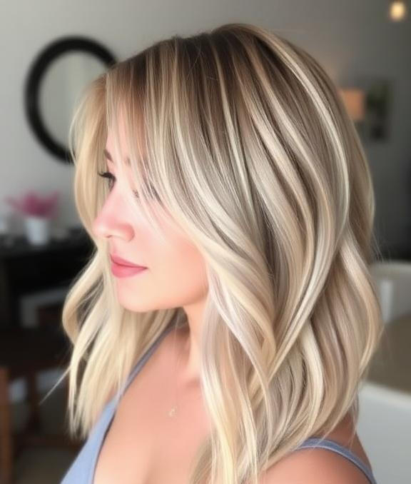 Soft Romantic Long Shag haircut