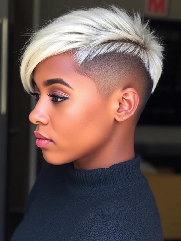 Undercut Pixie for black women