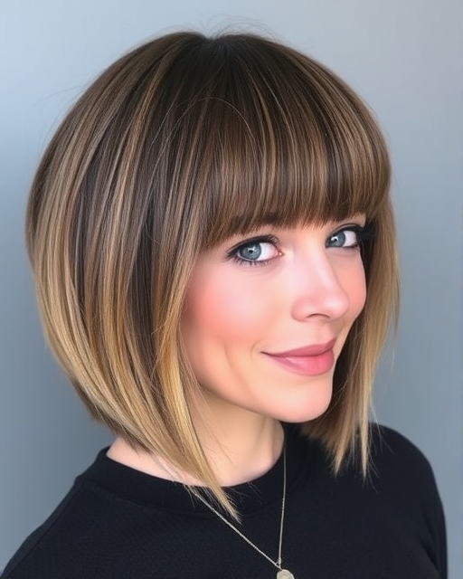 Blunt Long Bob haircut