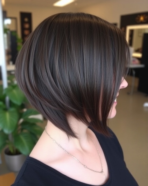 Inverted Long Bob haircut