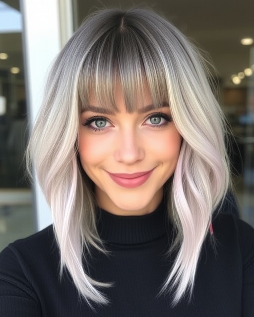 Long Bob for Heart-Shaped Faces