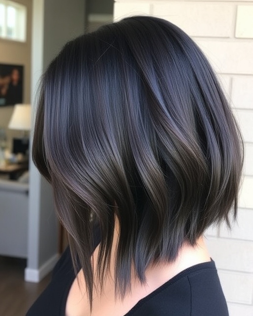 Long Bob With Dark Hair
