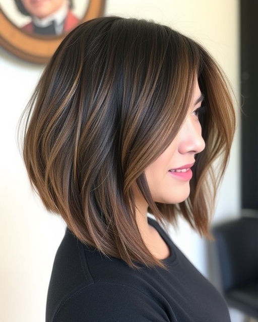 Long Bob With Face-Framing Layers