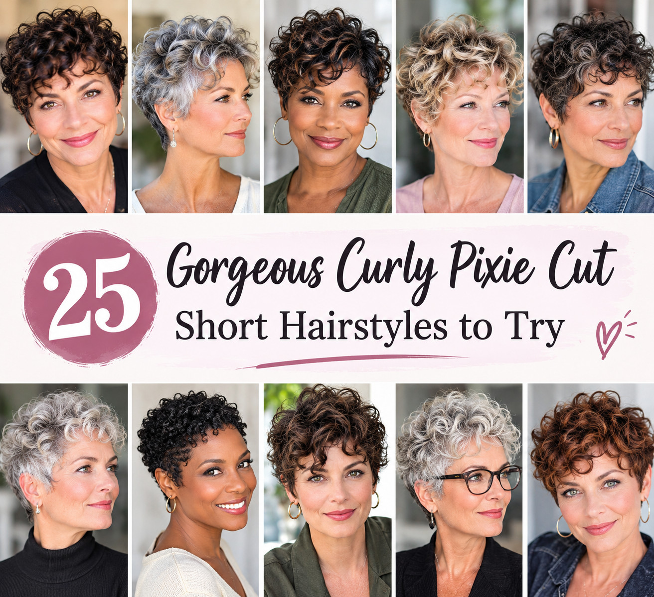 Gorgeous Curly Pixie Cut Short Hairstyles