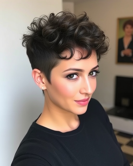 Curly Pixie for Tight Curls