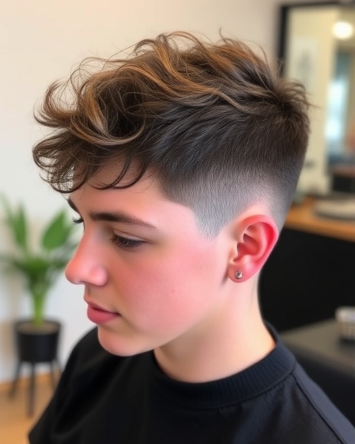 Curly Pixie Undercut