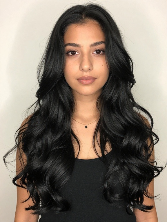Long Brunette Waves