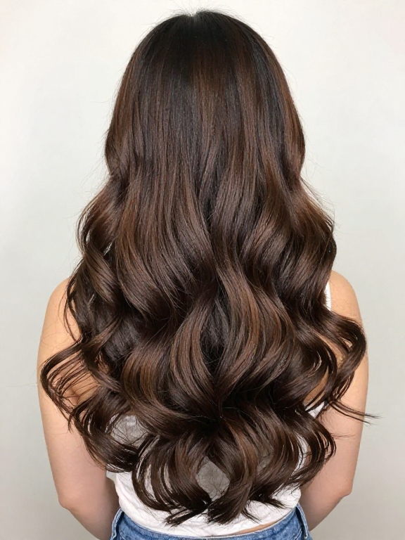 Long Mermaid Waves hairstyle
