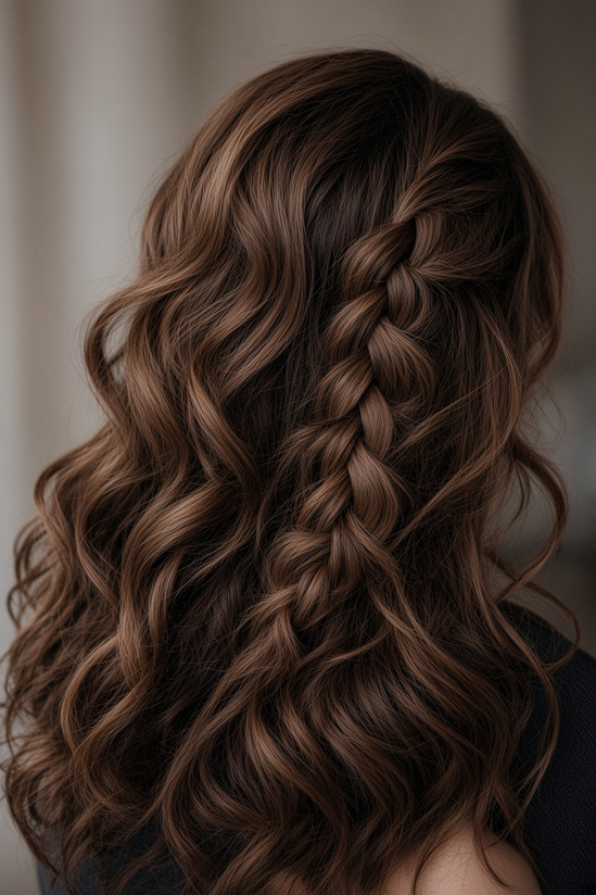 Long Wavy Hair With Braids