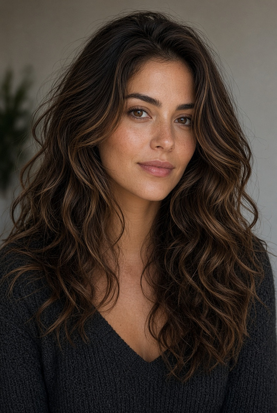 Long Wavy Hair With Natural Texture