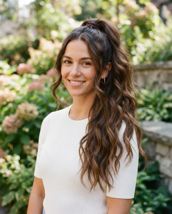 Long Wavy Ponytail