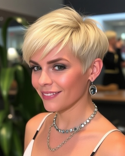Short Coily Pixie